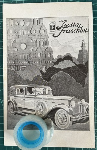 Rarissima pubblicità isotta - pubblicità,