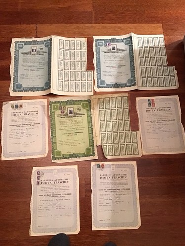 Lotto certificati - 7,