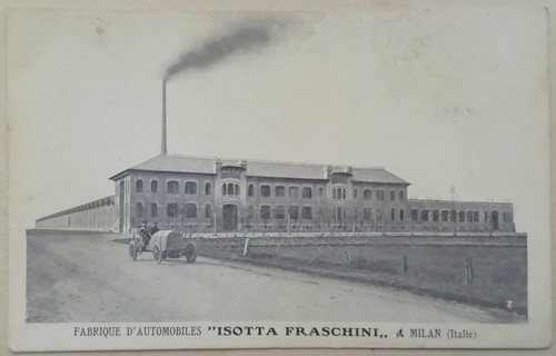 Cartolina isotta fraschini - cartolina,