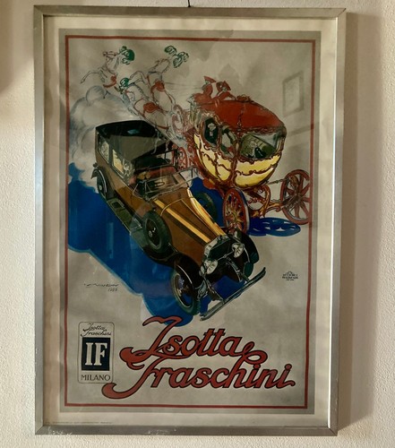 Poster isotta fraschini 1925 - poster,
