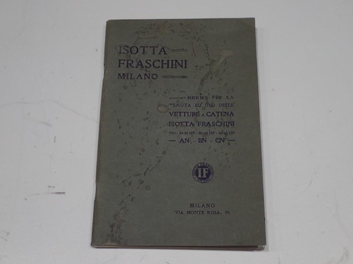 Isotta fraschini norme per - norme,